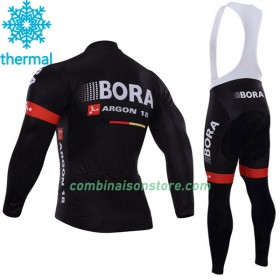 Maillot Cyclisme Hiver + Collant à Bretelles 2017 Bora-Hansgrohe N003